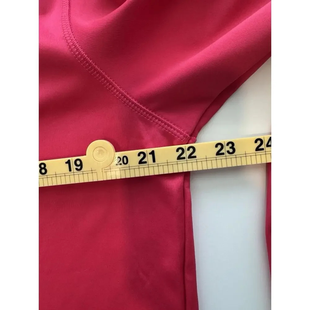 Adidas Performance Three-Stripe Long Sleeve Red 1/4 Zip Size M Unisex Sports